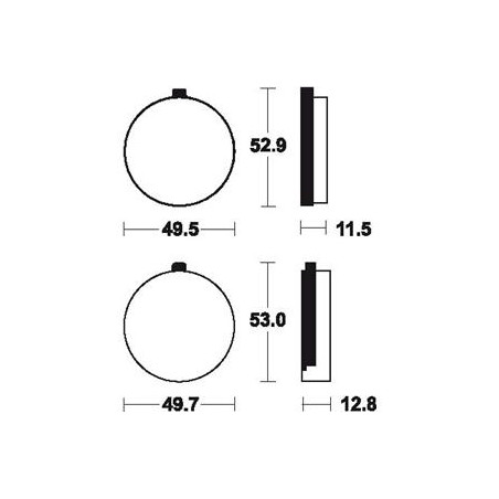 Plaquettes De Frein Ma15 Organique