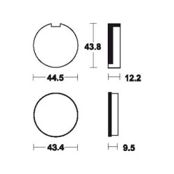 Plaquettes De Frein Ma16 Organique