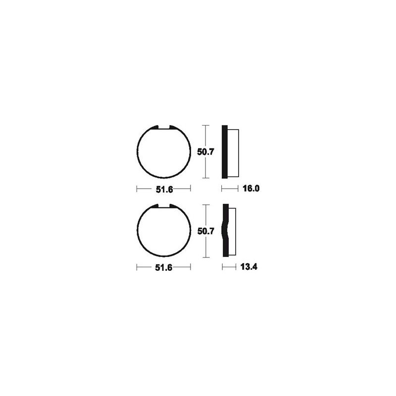 Plaquettes De Frein Ma18 Organique