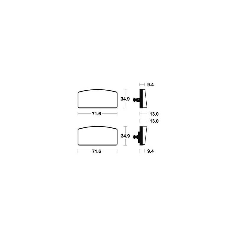 Plaquettes De Frein Ma20 Organique
