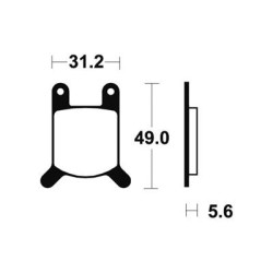 Plaquettes De Frein Ma32 Organique