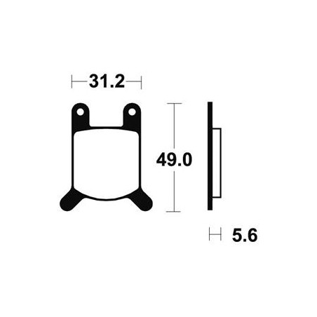 Plaquettes De Frein Ma32 Organique