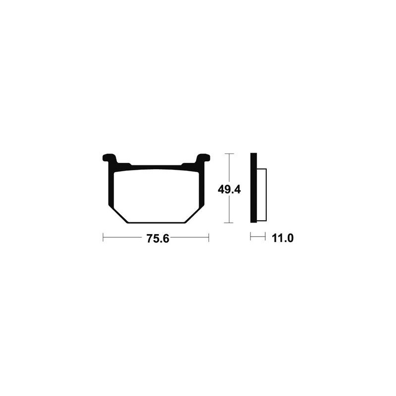 Plaquettes De Frein Ma33 Organique
