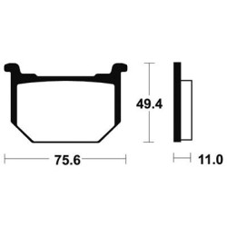 Plaquettes De Frein Ma33 Organique