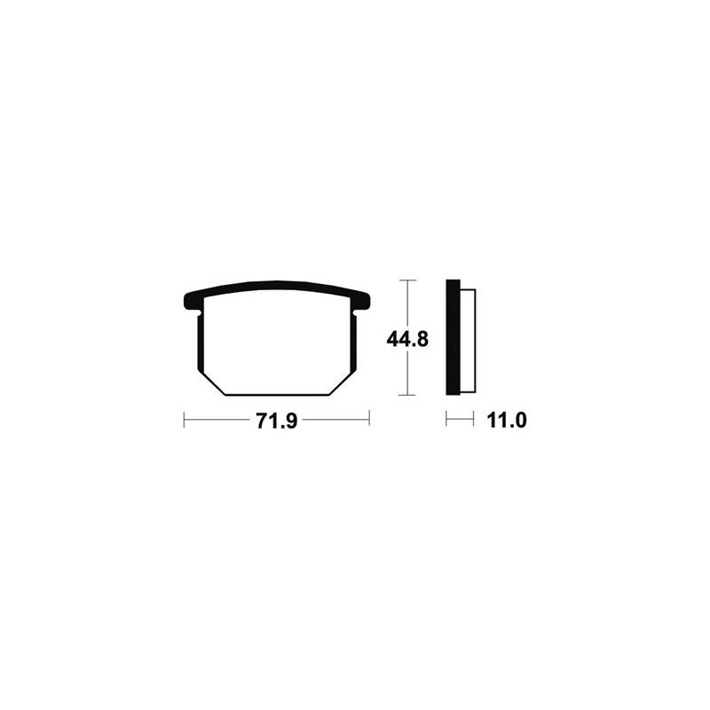 Plaquettes De Frein Ma34 Organique
