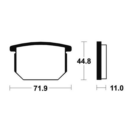 Plaquettes De Frein Ma34 Organique