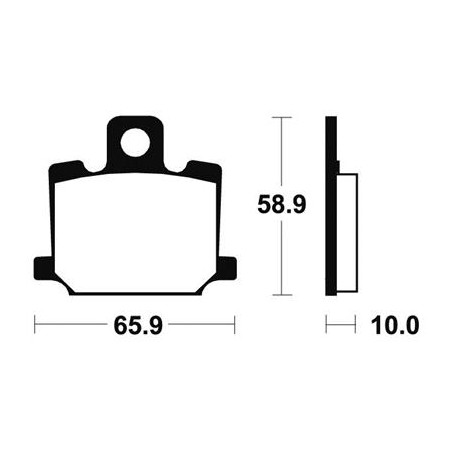 Plaquettes De Frein Ma35 Organique