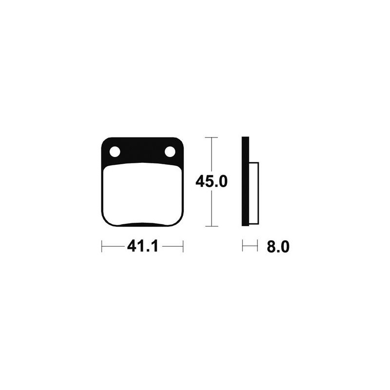 Plaquettes De Frein Ma36 Organique