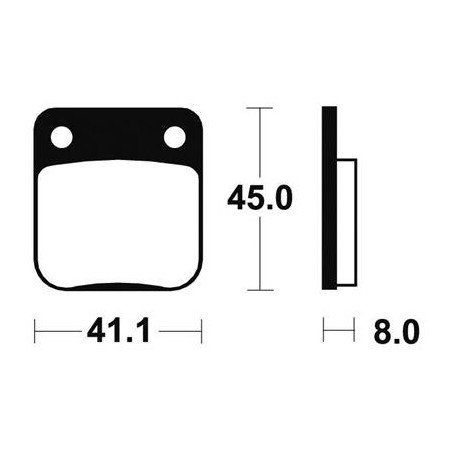 Plaquettes De Frein Mor36 Métal Fritté