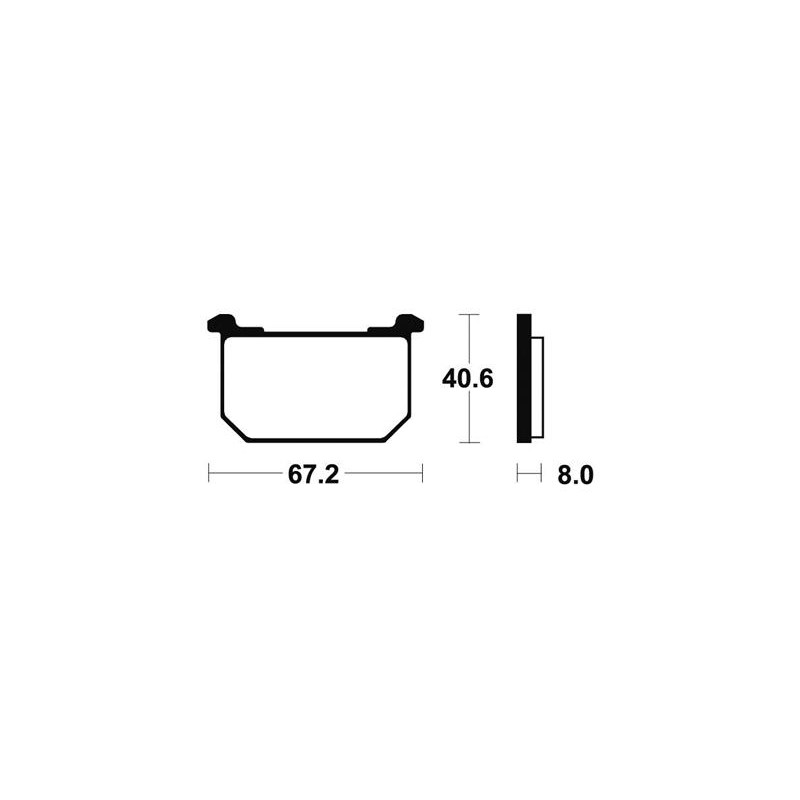 Plaquettes De Frein Ma39 Organique