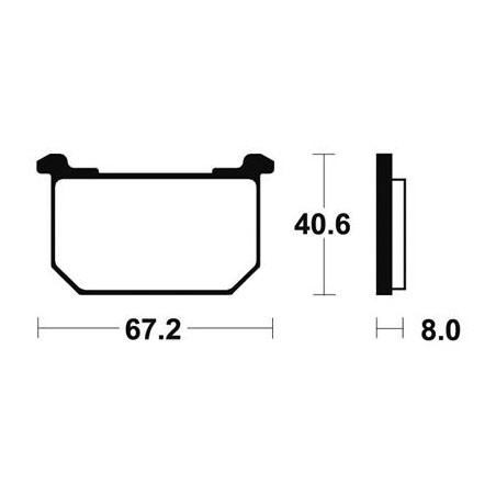 Plaquettes De Frein Ma39 Organique