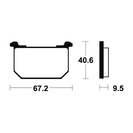 Plaquettes De Frein Ma40 Organique