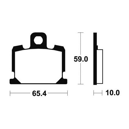 Plaquettes De Frein Ma47 Organique
