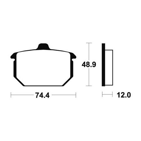 Plaquettes De Frein Ma49 Organique