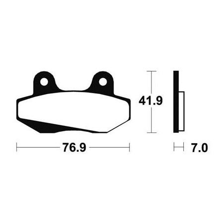 Plaquettes De Frein Ma51 Organique