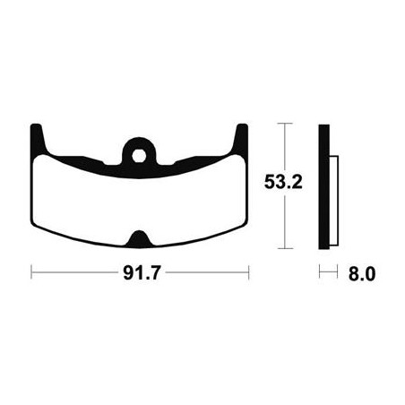 Plaquettes De Frein Ma52 Organique