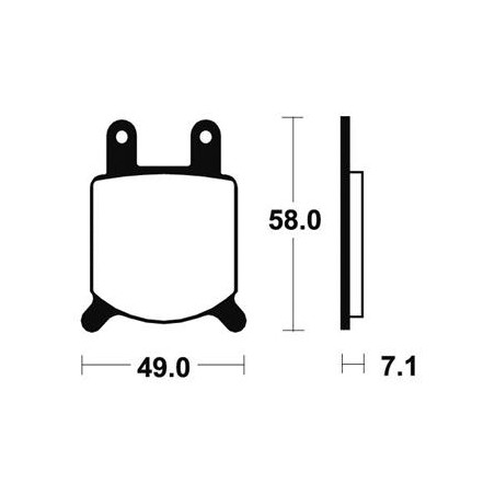 Plaquettes De Frein Ma60 Organique