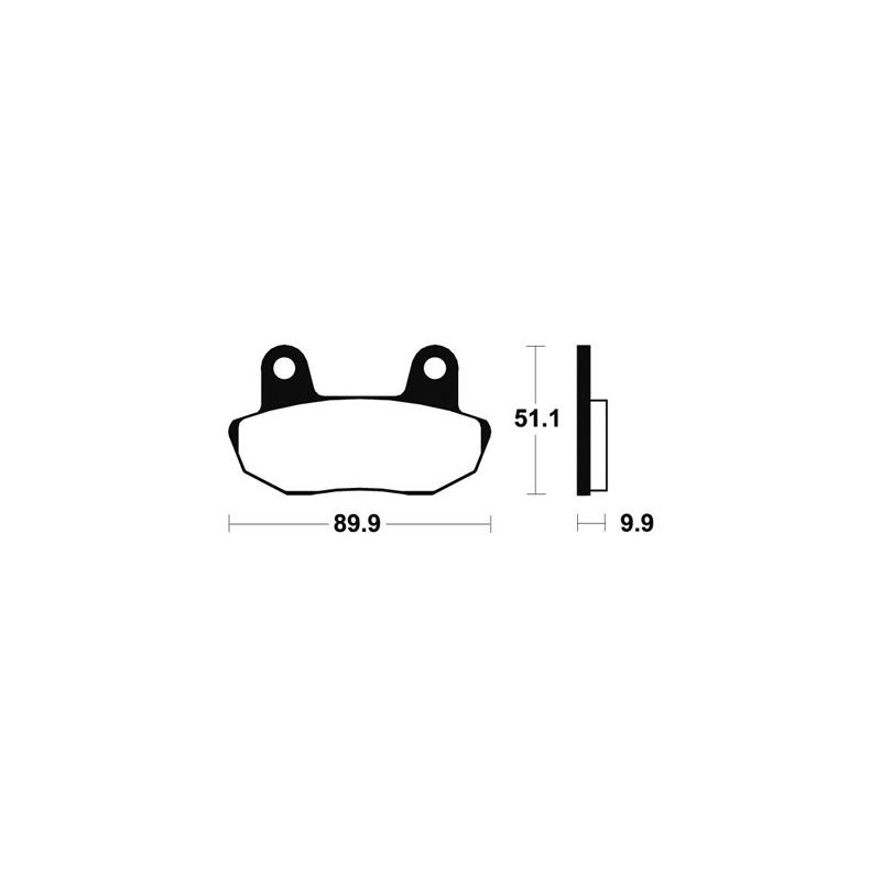 Plaquettes De Frein Ma61 Organique