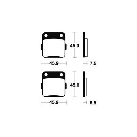 Plaquettes De Frein Ma62 Organique