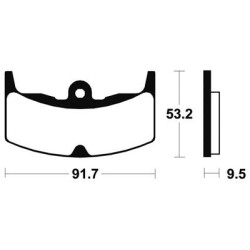 Plaquettes De Frein Ma71 Organique