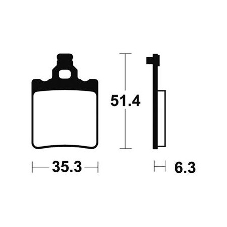 Plaquettes De Frein Mo74 Métal Fritté