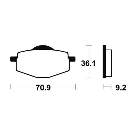 Plaquettes De Frein ma75 Organique
