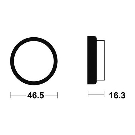 Plaquettes De Frein Mo76 Métal Fritté