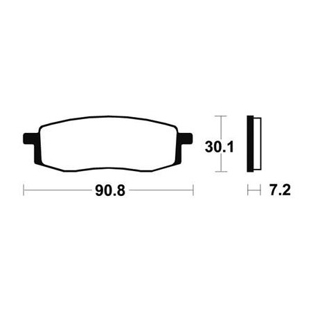 Plaquettes De Frein Mo80 Métal Fritté