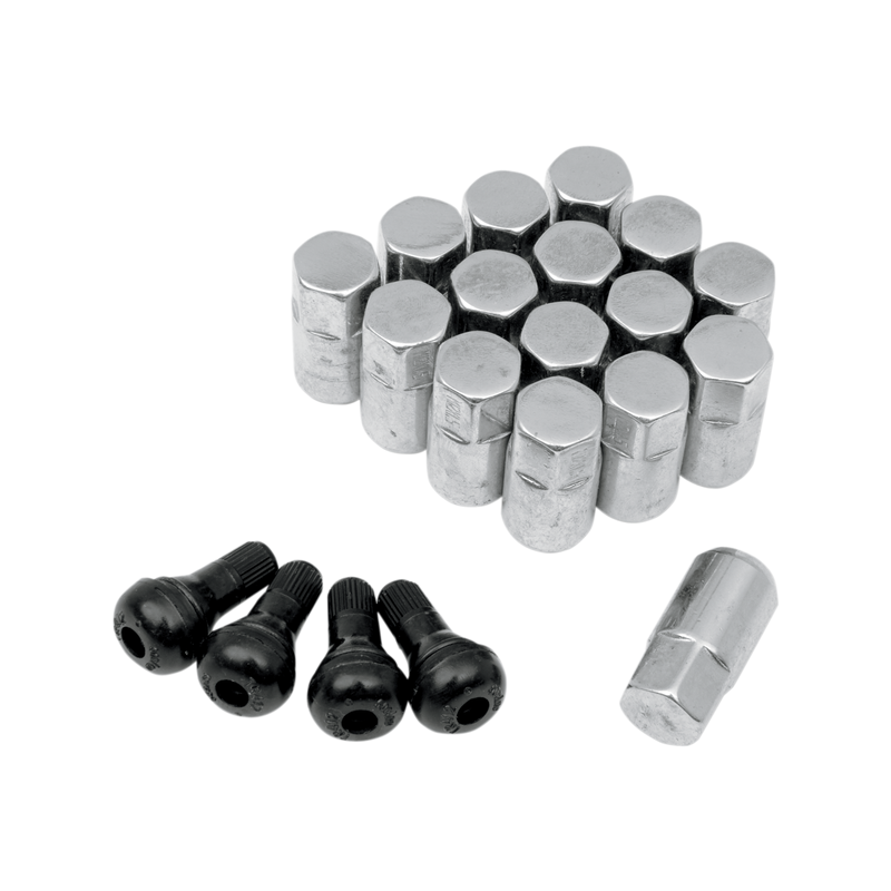 Lot de 16 écrous Chrome Conique Moose 12x1.5mm