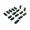 Lot de 16 écrous Noir Conique Moose 12x1.25mm