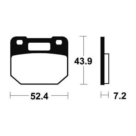 Kit de fixation véhicule universel Kimpex quad pour lame à neige Kimpex Click N Go 2