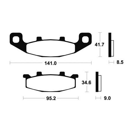 Plaquettes De Frein Ma97 Organique