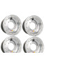 Lot de 4 Jantes Ultimate Beadlock Argent Douglas 14x7 4x156 5+2 SSV Quad