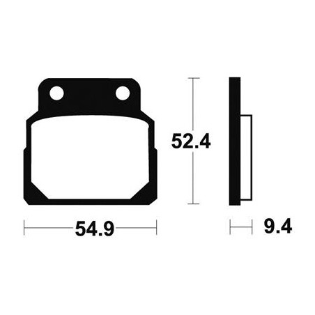 Plaquettes De Frein Ma98 Organique