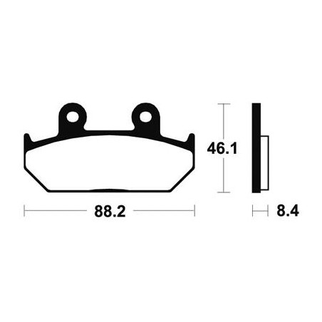 Plaquettes De Frein Ma100 Organique
