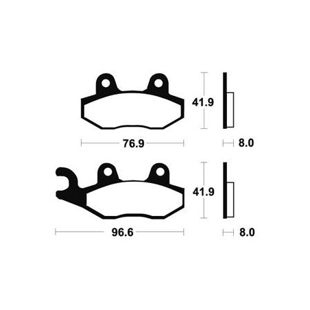Plaquettes De Frein Ma111 Organique
