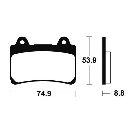 Plaquettes De Frein Ma113 Organique