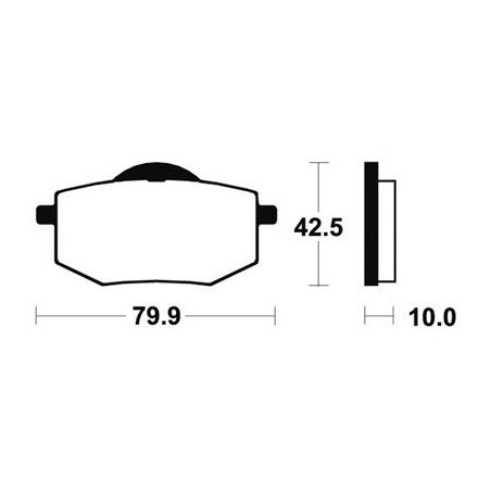 Plaquettes De Frein Ma116 Organique