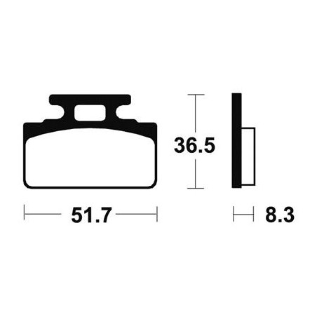 Plaquettes De Frein Ma118 Organique