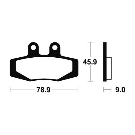Plaquettes De Frein Ma121 Organique