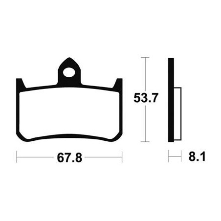 Plaquettes De Frein Mrr122 Métal Fritté