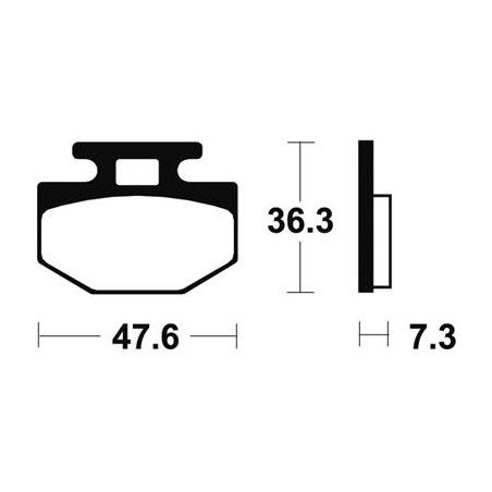Plaquettes De Frein Ma128 Organique