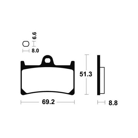Plaquettes De Frein Mrr134 Métal Fritté