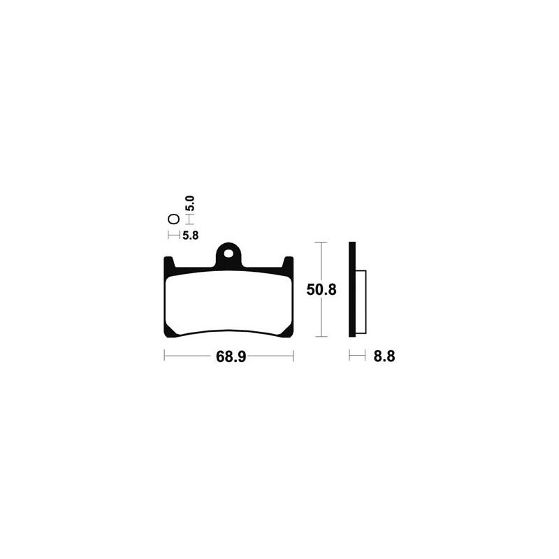 Plaquettes De Frein Ma139 Organique