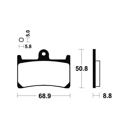 Plaquettes De Frein Ma139 Organique