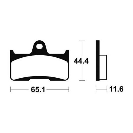 Plaquettes De Frein Mo299 Métal Fritté