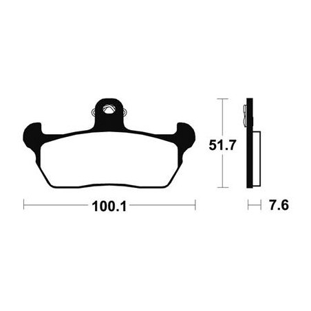 Plaquettes De Frein Ma141 Organique