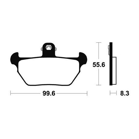 Plaquettes De Frein Mf144 Métal Fritté