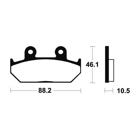 Plaquettes De Frein Mf147 Métal Fritté