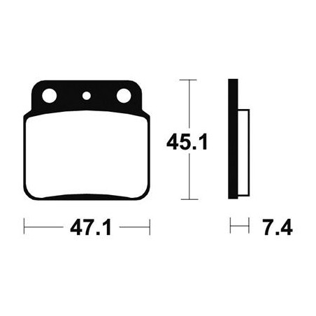 Plaquettes De Frein Mor138 Métal Fritté